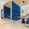 large booths for co-working or dining at Bainbridge Market Commons apartments in Frederick, MD